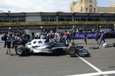 На Гран-при Азербайджана Формулы-1 прошла церемония исполнения государственного гимна (ФОТО/ВИДЕО)