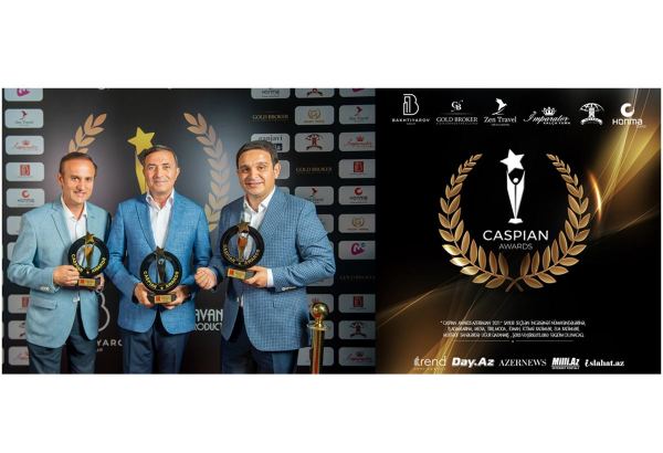 В Баку прошла церемония награждения премией "Caspian Awards Azerbaijan 2021" (ФОТО)