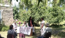 Депутат Севиль Микаилова провела очередную встречу  с избирателями в Хачмазе (ФОТО)