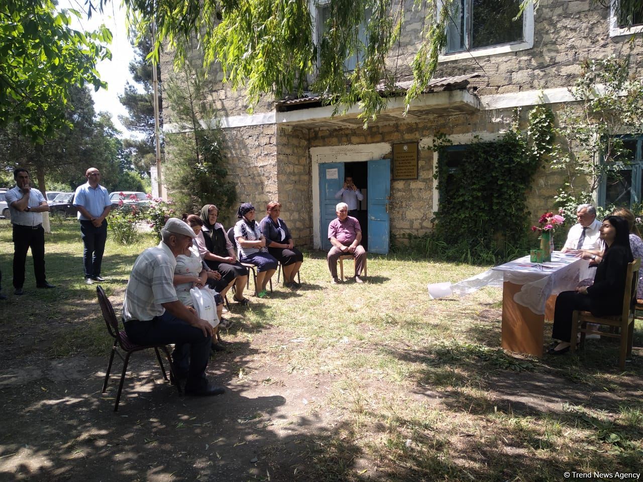 Депутат Севиль Микаилова провела очередную встречу  с избирателями в Хачмазе (ФОТО)