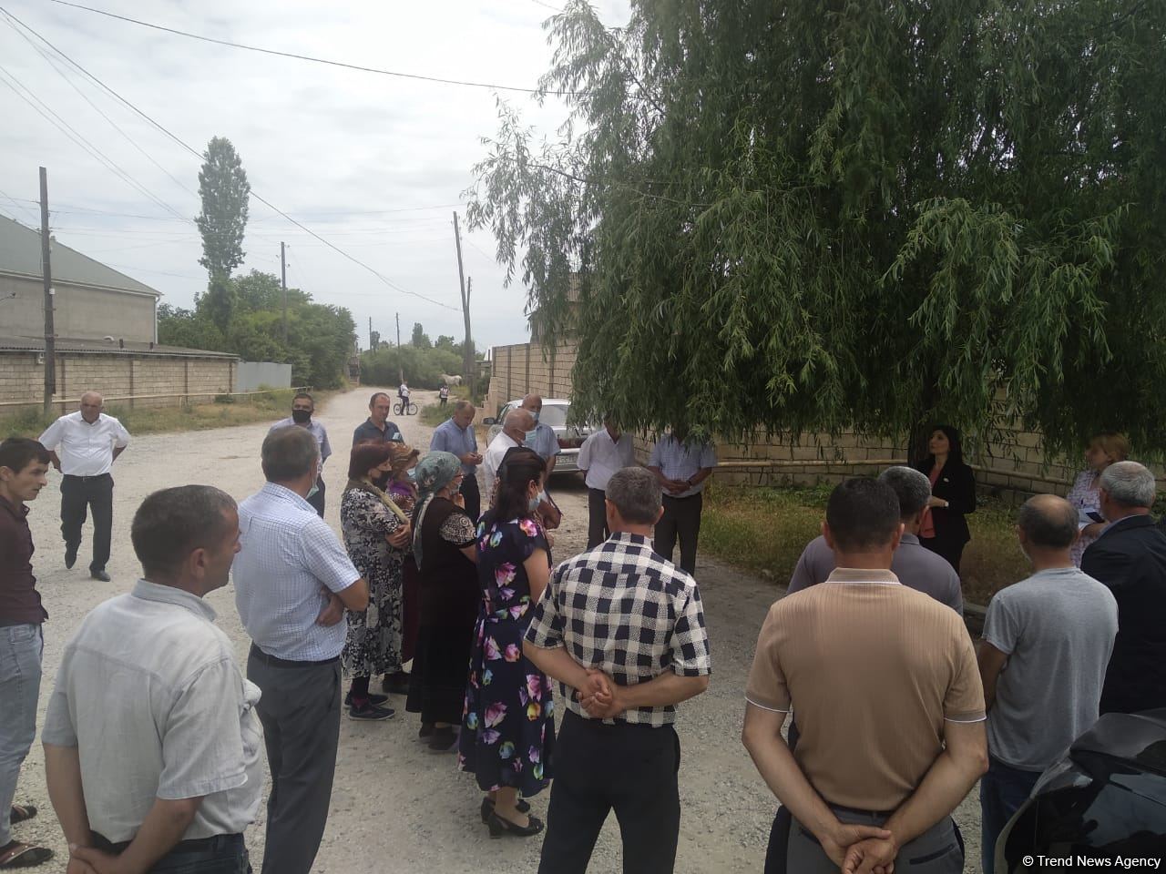 Депутат Севиль Микаилова провела очередную встречу  с избирателями в Хачмазе (ФОТО)