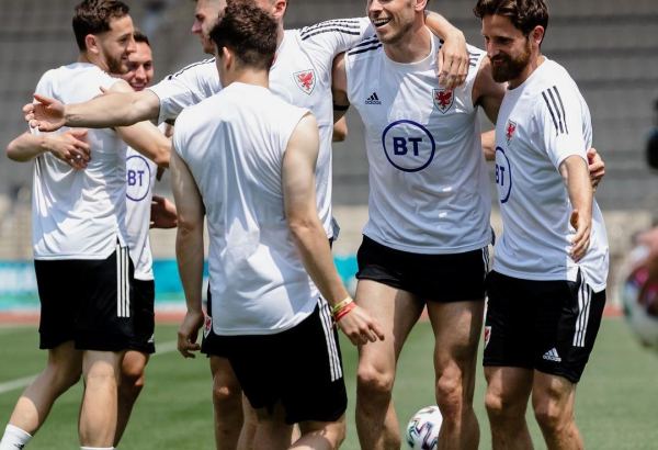 Гарет Бэйл & Co на Бакинском Олимпийском стадионе  (ФОТО)