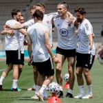 Гарет Бэйл & Co на Бакинском Олимпийском стадионе  (ФОТО)