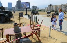 Посетителям Парка военных трофеев в Баку демонстрируется мощь азербайджанской армии (ФОТОРЕПОРТАЖ)