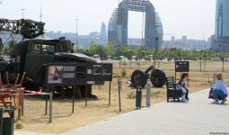 Посетителям Парка военных трофеев в Баку демонстрируется мощь азербайджанской армии (ФОТОРЕПОРТАЖ)