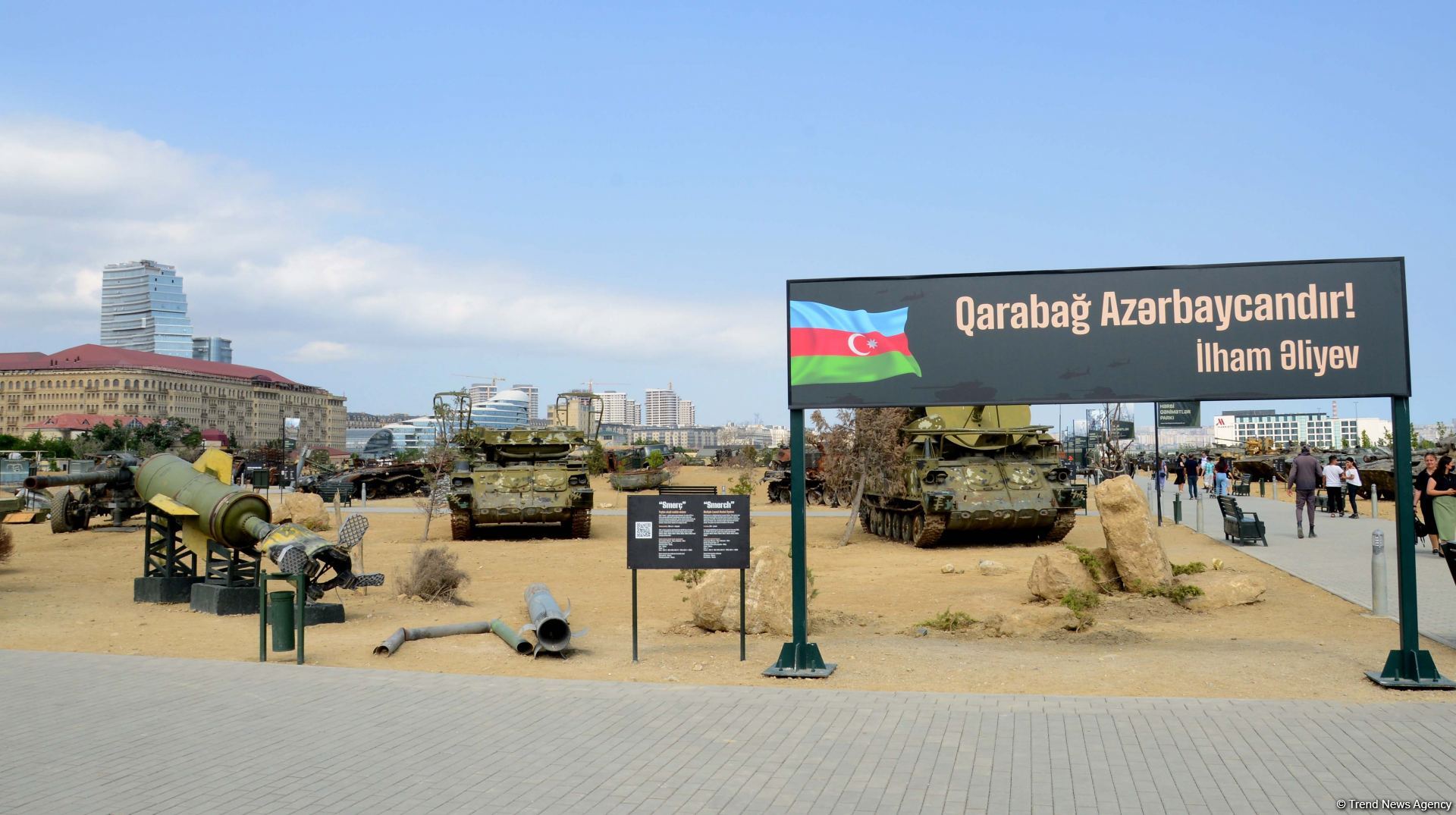 Посетителям Парка военных трофеев в Баку демонстрируется мощь азербайджанской армии (ФОТОРЕПОРТАЖ)