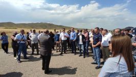 Началась поездка представителей дипломатического корпуса в Агдам (ФОТО)