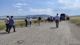 Началась поездка представителей дипломатического корпуса в Агдам (ФОТО)