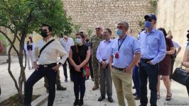 Иностранные дипломаты посетили в Агдаме место будущего Нагорного парка и крепость Шахбулаг (ФОТО)