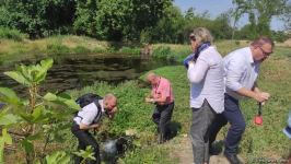 Иностранные дипломаты посетили в Агдаме место будущего Нагорного парка и крепость Шахбулаг (ФОТО)