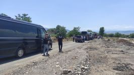 Началась поездка представителей дипломатического корпуса в Агдам (ФОТО)