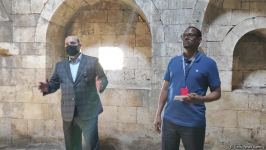 Иностранные дипломаты посетили разрушенный армянами комплекс «Имарет» в Агдаме (ФОТО)