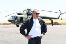 Президент Ильхам Алиев и Первая леди Мехрибан Алиева прибыли в Физулинский район (ФОТО/ВИДЕО)