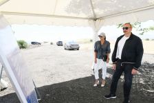 Президент Ильхам Алиев побывал на водохранилище Ашагы Конделенчай в Физулинском районе (ФОТО)