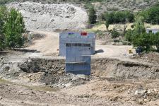 Президент Ильхам Алиев ознакомился со строительством моста на «Дороге Победы» (ФОТО)