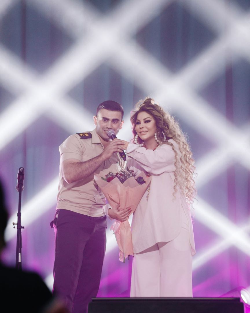 Народная артистка Айгюн Кязымова выступила с концертом, приуроченным ко Дню национального спасения (ФОТО)