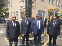 В городе Гусар состоялась торжественная церемония открытия инсталляции, посвященной аппарату Илизарова (ФОТО)