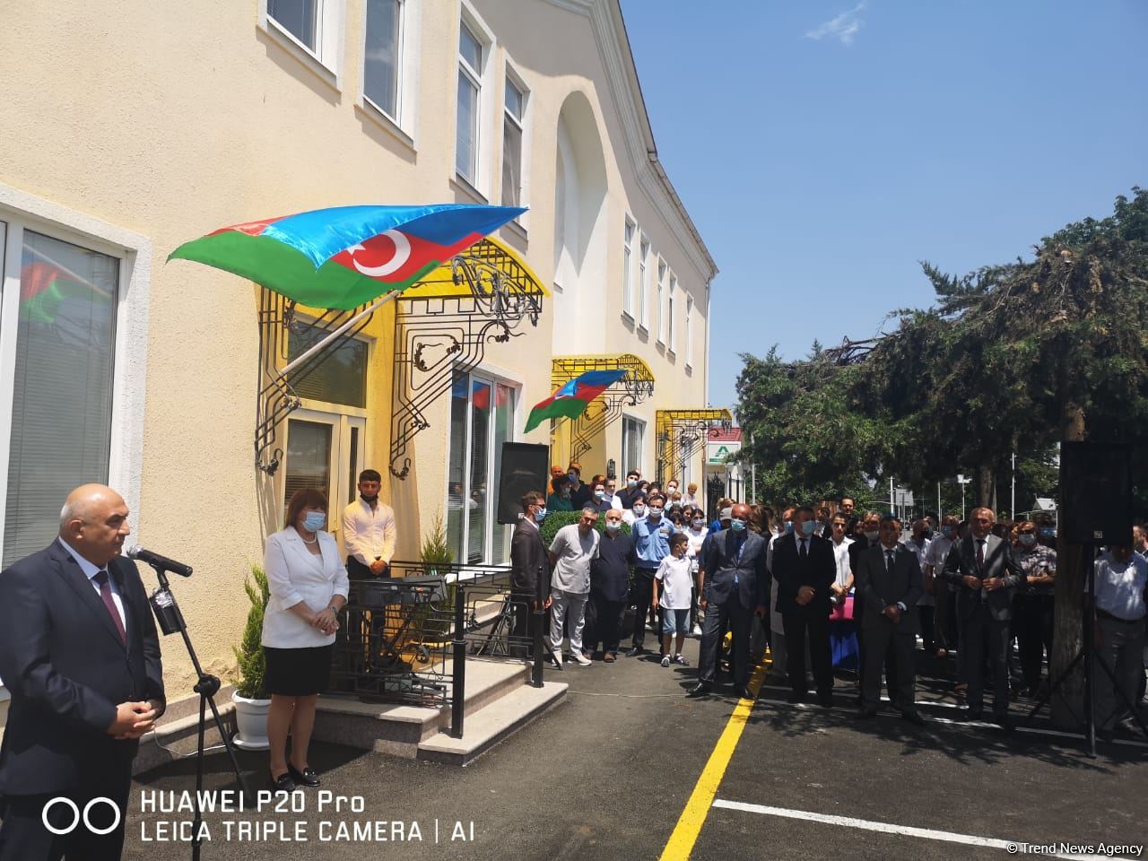 В городе Гусар состоялась торжественная церемония открытия инсталляции, посвященной аппарату Илизарова (ФОТО)