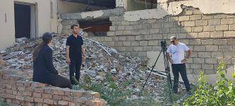 В Азербайджане снимают фильм о турецкой журналистке Фулье Озтюрк, ставшей очевидцем 44-дневной Отечественной войны (ФОТО)