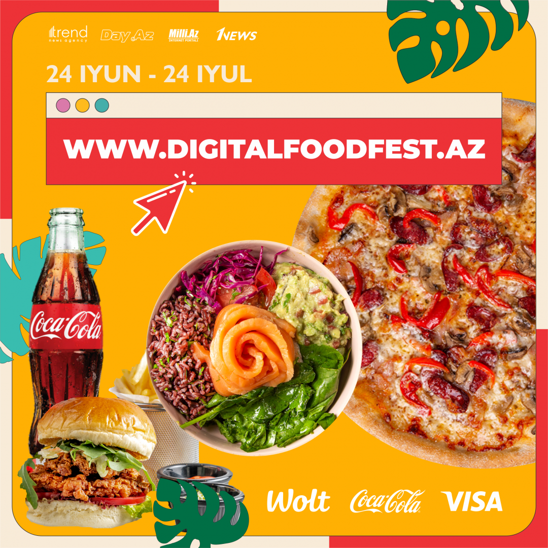 Бакинские кафе переезжают на пляж! Cтартует самый вкусный фестиваль сезона Digital Food Festival Tropical Edition