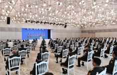 Президент, Верховный главнокомандующий Ильхам Алиев встретился с группой руководителей и личного состава Азербайджанской армии по случаю Дня Вооруженных сил (ФОТО) (версия 2)