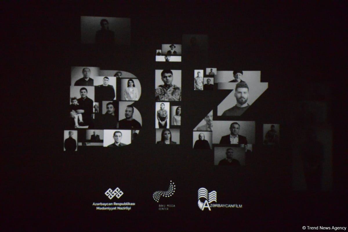 В Баку состоялась премьера историко-документального фильма "BİZ" о 44-дневной Отечественной войне (ФОТО)