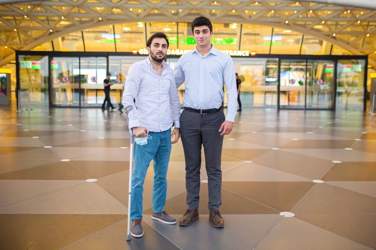 Из Турции на родину после лечения вернулись еще четверо азербайджанских военнослужащих (ФОТО)