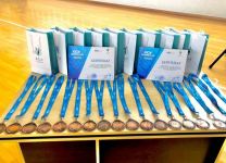 В Гахе провели мастер-класс по батутной гимнастике (ФОТО)