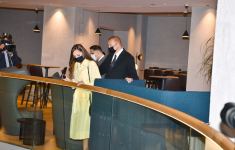Президент Ильхам Алиев и Первая леди Мехрибан Алиева приняли участие в открытии отеля «Courtyard by Marriott Baku» (ФОТО/ВИДЕО)