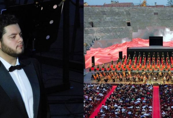 Азер Заде c триумфом выступил в античном римском амфитеатре для гладиаторских боёв (ВИДЕО, ФОТО)