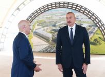 Президент Ильхам Алиев заложил фундамент Алятской свободной экономической зоны, дал интервью Азербайджанскому телевидению  (ФОТО/ВИДЕО)