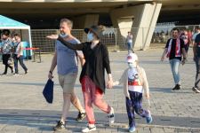 ЕВРО-2020: Болельщики уже на Бакинском Олимпийском стадионе (ФОТО/ВИДЕО)