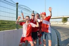 ЕВРО-2020: Болельщики уже на Бакинском Олимпийском стадионе (ФОТО/ВИДЕО)