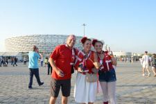 ЕВРО-2020: Болельщики уже на Бакинском Олимпийском стадионе (ФОТО/ВИДЕО)