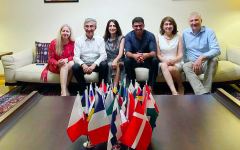 В резиденции посла Евросоюза выставлены работы азербайджанского художника (ФОТО)