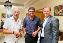 В резиденции посла Евросоюза выставлены работы азербайджанского художника (ФОТО)