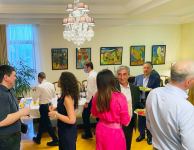 В резиденции посла Евросоюза выставлены работы азербайджанского художника (ФОТО)