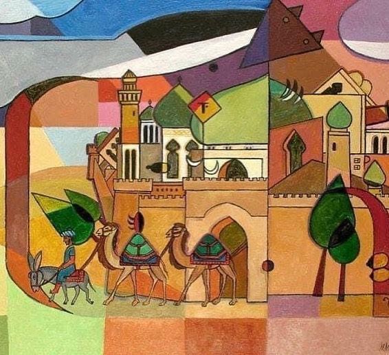 В резиденции посла Евросоюза выставлены работы азербайджанского художника (ФОТО)