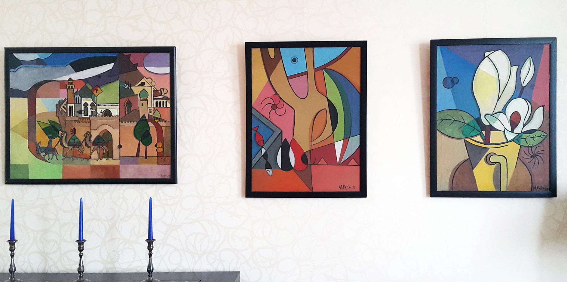 В резиденции посла Евросоюза выставлены работы азербайджанского художника (ФОТО)