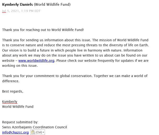 Всемирный фонд дикой природы расследует экологическую катастрофу на реке Охчучай (ФОТО)