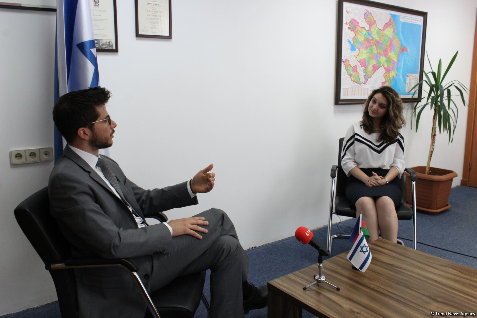 Израильские компании готовы сотрудничать с Азербайджаном на освобожденных территориях – посол (Эксклюзив) (ВИДЕО)