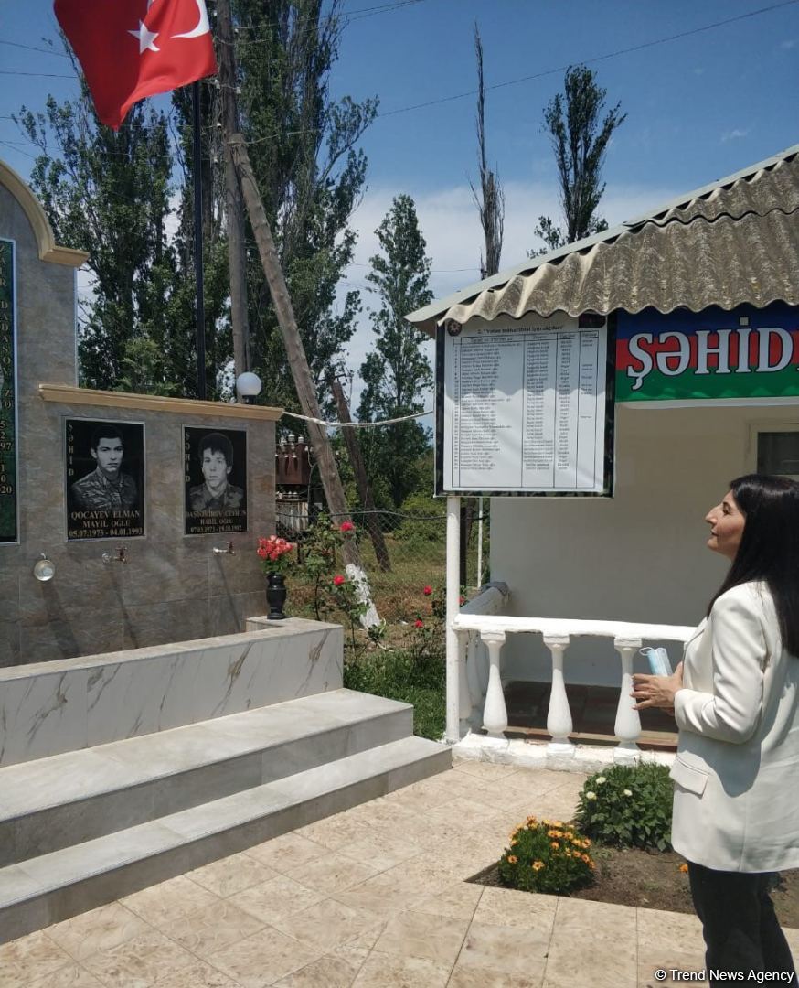 Депутат Севиль Микаилова провела очередную встречу с избирателями в Хачмазе (ФОТО)