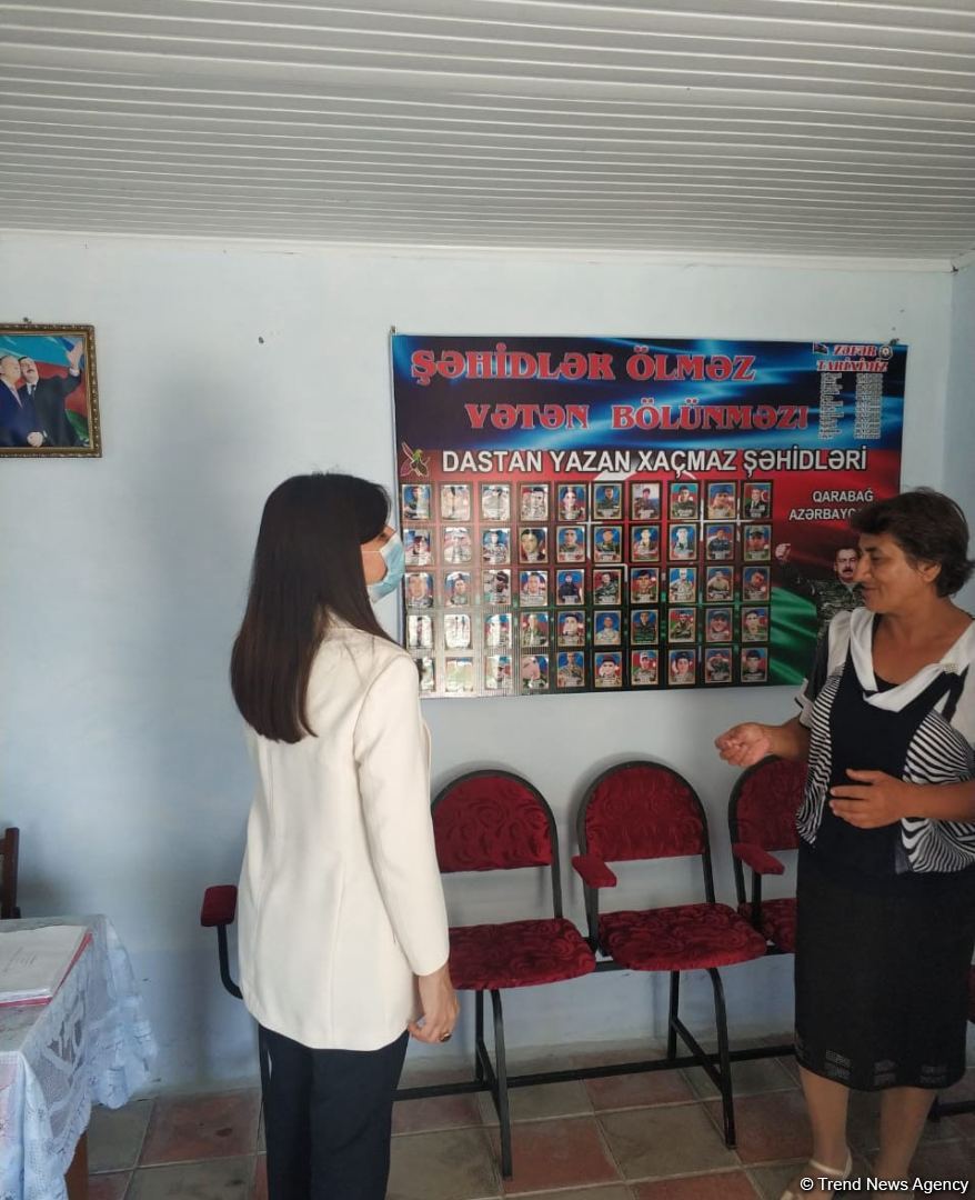 Депутат Севиль Микаилова провела очередную встречу с избирателями в Хачмазе (ФОТО)