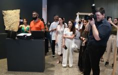 В Баку приданое шведской художницы превратилось в произведение искусства (ФОТО)