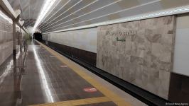 Сдан в эксплуатацию второй путь между 2 станциями метро Баку (ФОТО
