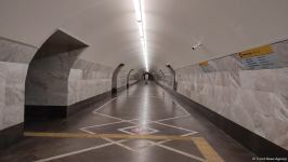 Сдан в эксплуатацию второй путь между 2 станциями метро Баку (ФОТО