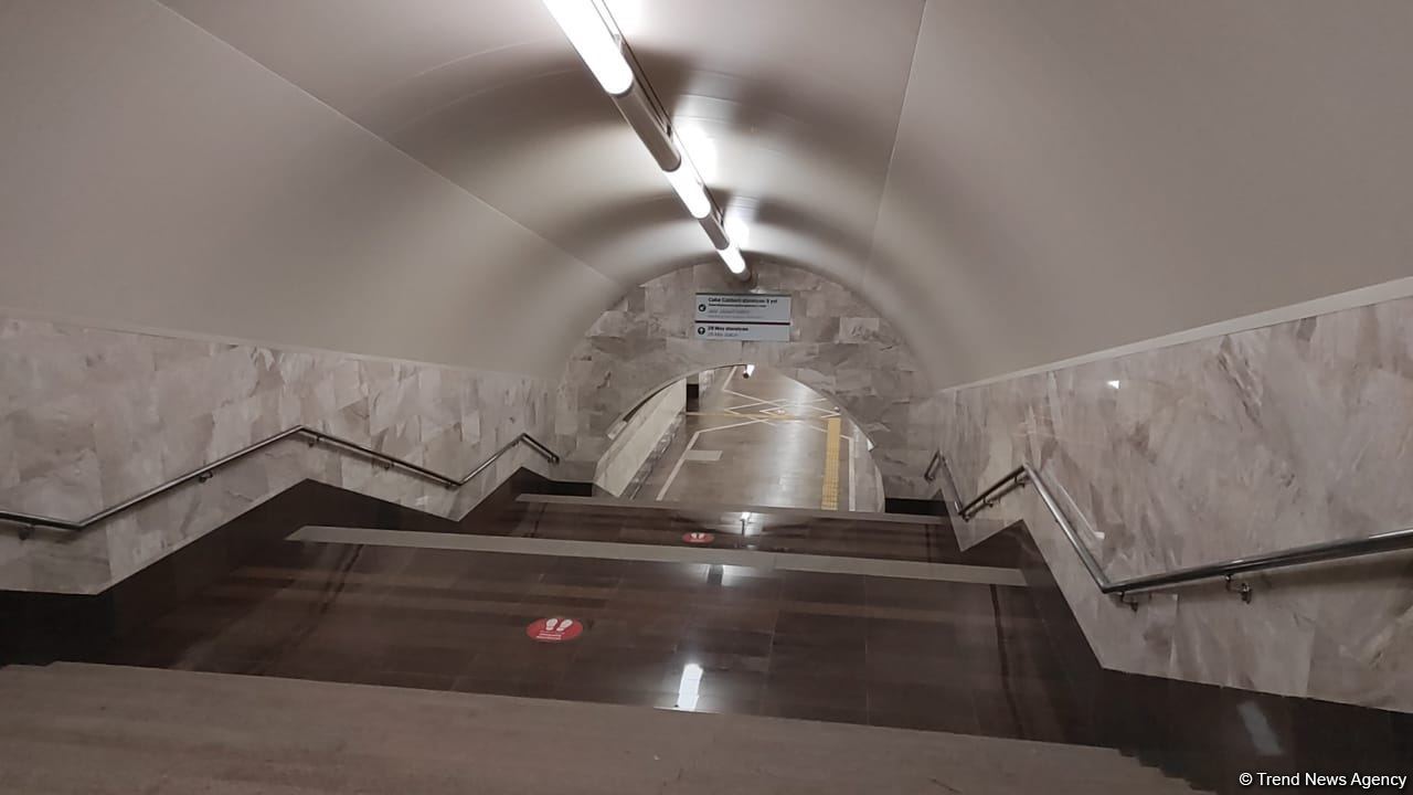 Сдан в эксплуатацию второй путь между 2 станциями метро Баку (ФОТО