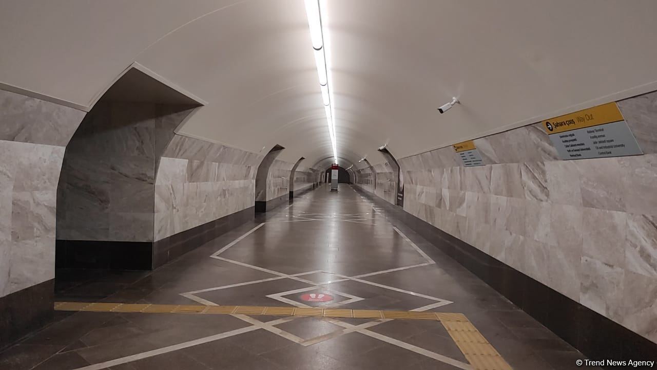 Сдан в эксплуатацию второй путь между 2 станциями метро Баку (ФОТО