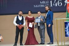 В Баку прошла церемония награждения премией Əkinçi ко Дню национальной прессы (ФОТО)