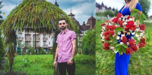 Цветочный шатер-зонтик азербайджанского флориста признан одним из лучших в России (ФОТО)